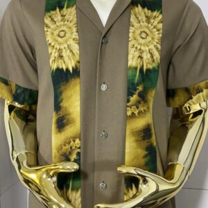 Sahara Bloom Men’s Short-Sleeve Shirt