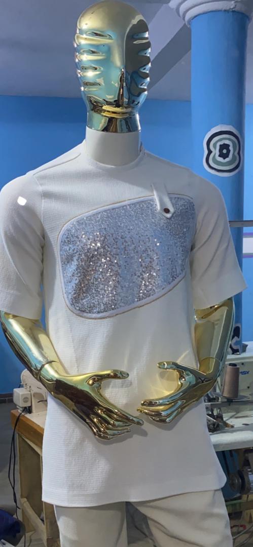 Crystal Luxe Men’s Two-Piece Set