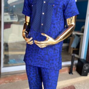 Royal Blue Prestige Men’s Two-Piece Set