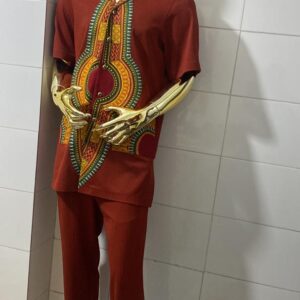 Heritage Dashiki-Inspired Two-Piece Set