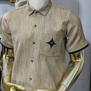 Classic Beige Heritage Short-Sleeve Shirt