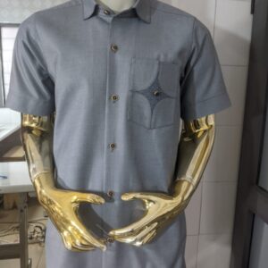 Modern Grey Short-Sleeve Senator Set