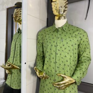 Verdant Bloom Long-Sleeve Shirt