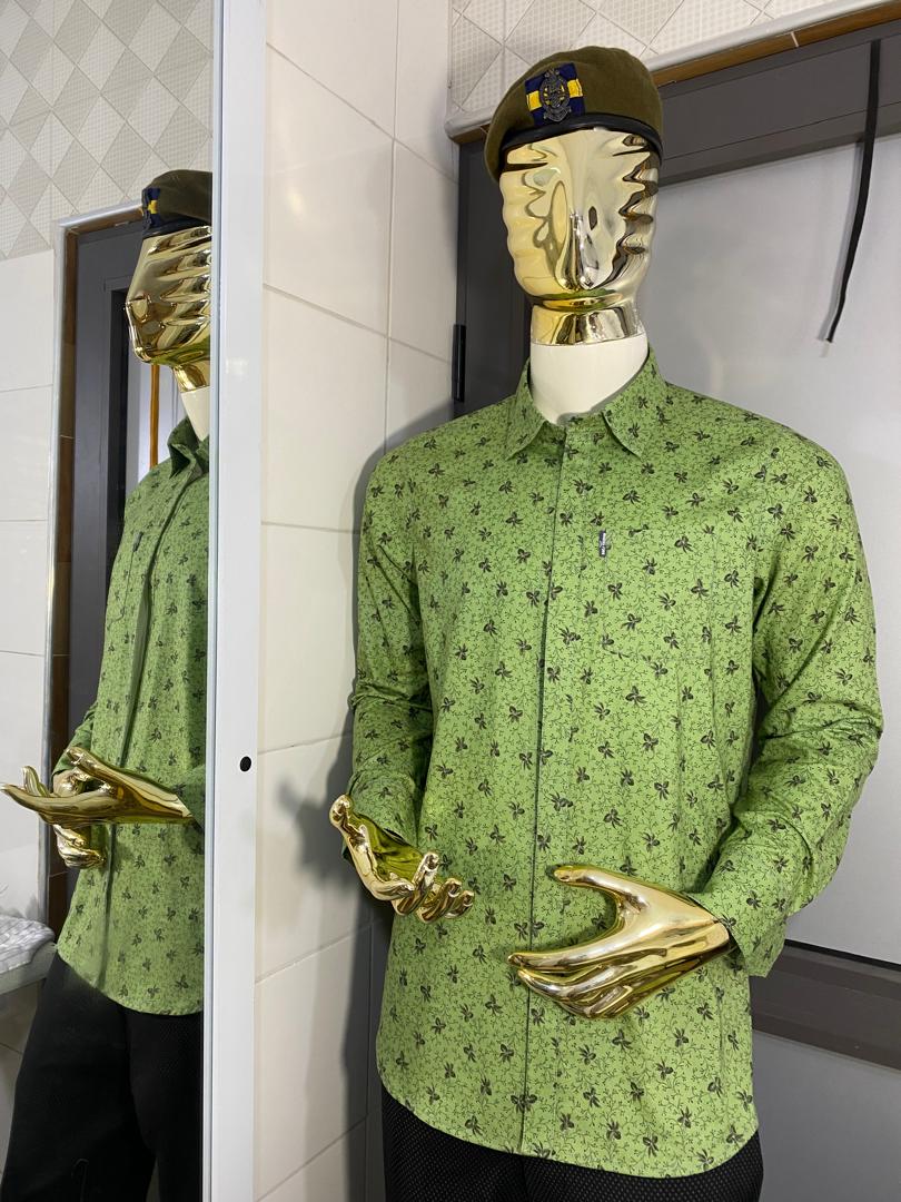 Verdant Bloom Long-Sleeve Shirt